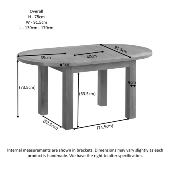 Avon Light Oak D-End Extending Table - Image 5