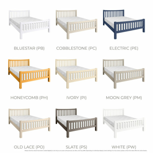 Avon Painted 4'6 Slatted Bed - Image 2