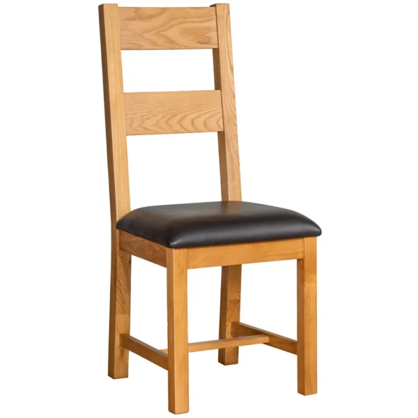 Cottage Oak Ladder Back Chair