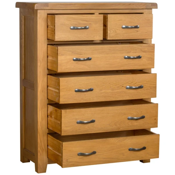 Cottage Oak 4 + 2 Chest - Image 2