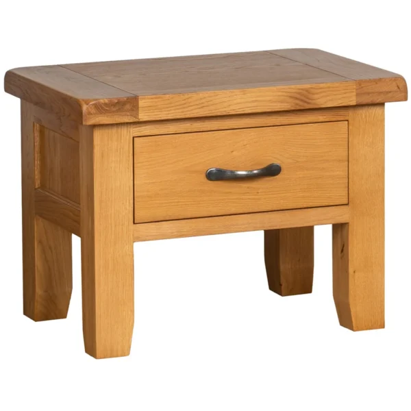 Cottage Oak Side Table With Drawer