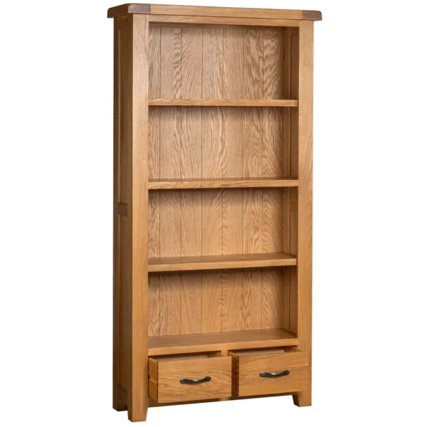 Cottage Oak Bookcase 900 X 1800 - Image 2