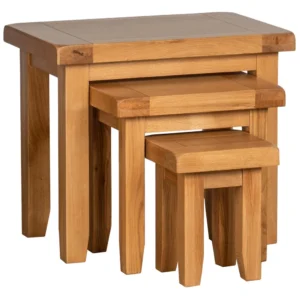 Cottage Oak Nest Of Tables