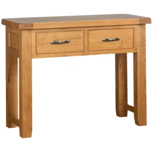 Cottage Oak 2 Drawer Console Table