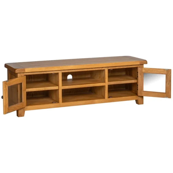 Cottage Oak Wide Screen TV Unit - Image 2