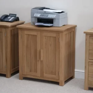 Modern Oak Printer/Occasional Cabinet