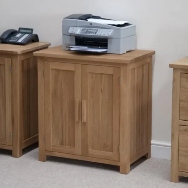 Modern Oak Printer/Occasional Cabinet