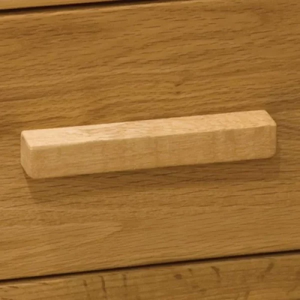 Modern Oak CD/DVD Storage Cupboard - Image 4
