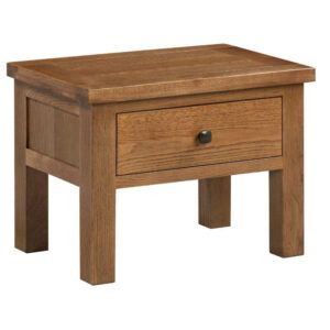 Avon Dark Oak - Side Table With Drawer