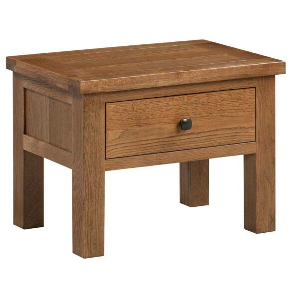 Avon Dark Oak - Side Table With Drawer
