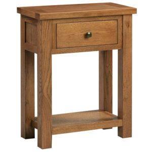 Avon Dark Oak - 1 Drawer Console Table