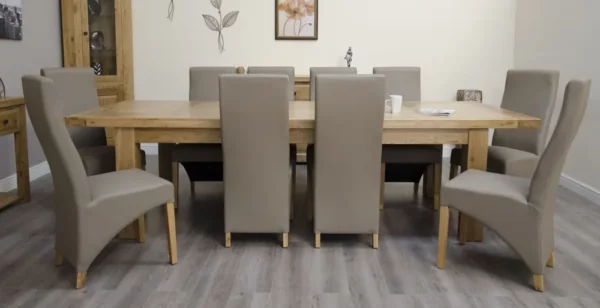 Deluxe Rustic – Twin Leaf Extending Table (240cm)