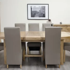 Deluxe Rustic - Super Oval Extending Dining Table (210cm)