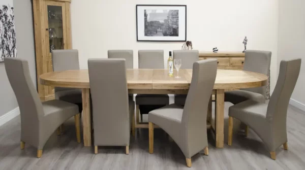 Deluxe Rustic - Super Oval Extending Dining Table (210cm) - Image 4