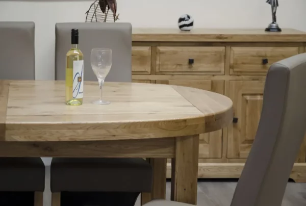 Deluxe Rustic - Super Oval Extending Dining Table (210cm) - Image 6