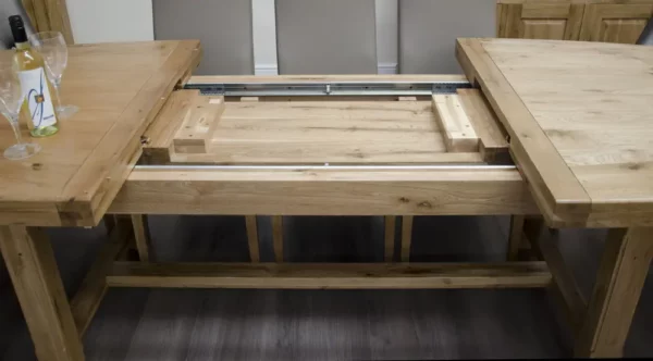 Deluxe Rustic - Super Oval Extending Dining Table (210cm) - Image 9