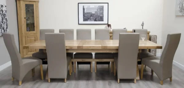 Deluxe 2400 Extending Dining Table (240cm + 2x 50cm)