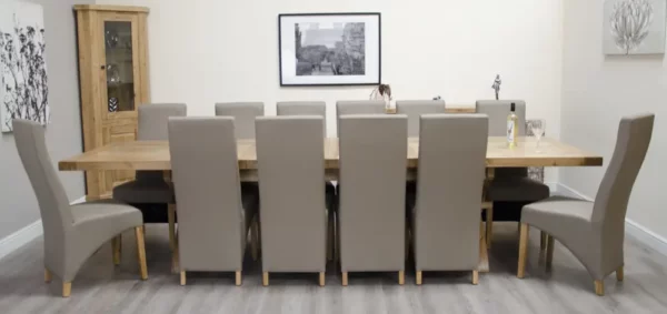 Deluxe 2400 Extending Dining Table (240cm + 2x 50cm) - Image 4