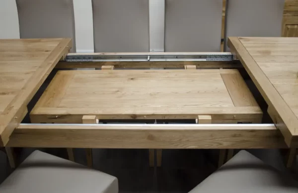 Deluxe 2400 Extending Dining Table (240cm + 2x 50cm) - Image 9