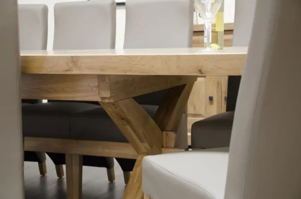 Deluxe 2400 Extending Dining Table (240cm + 2x 50cm) - Image 11