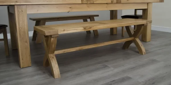 Deluxe Rustic – X-Leg Bench