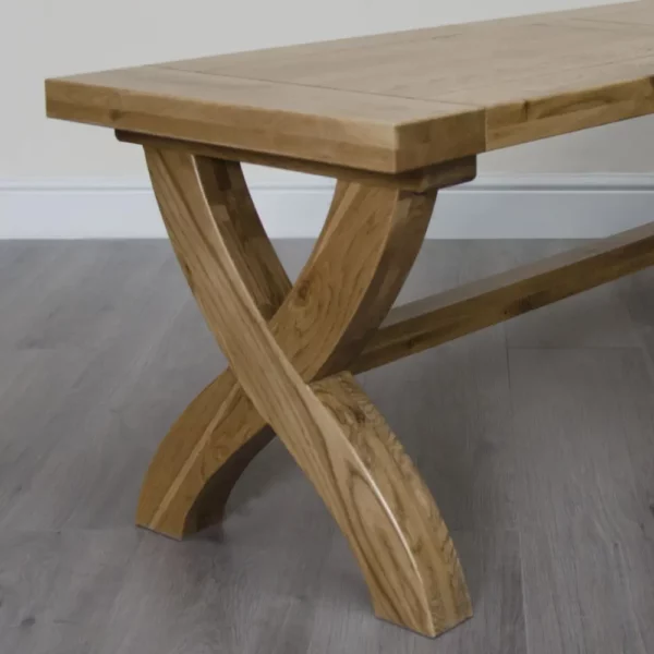 Deluxe Rustic – X-Leg Bench - Image 2