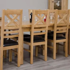 Deluxe Rustic - Twin Leaf Extending Table (150cm)