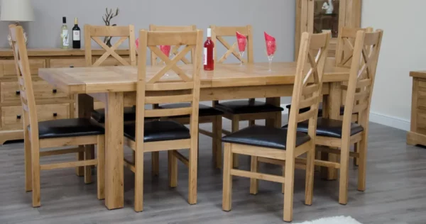 Deluxe 1800 Extending Dining Table - Image 8