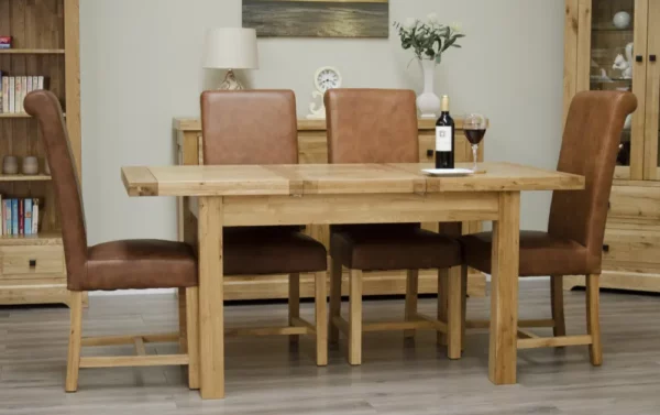 Deluxe Rustic - Small Butterfly Extending Table - Image 3