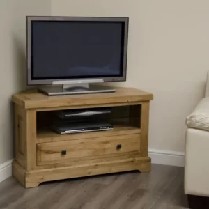 Deluxe Rustic - Corner TV Unit