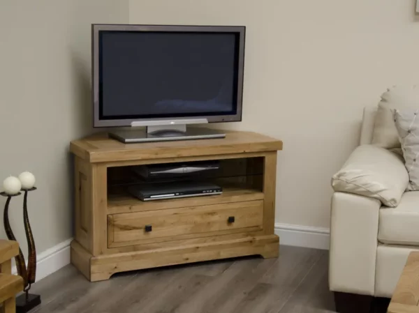 Deluxe Rustic - Corner TV Unit