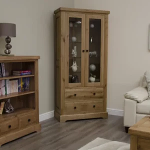 Deluxe Rustic - Glass Display Unit