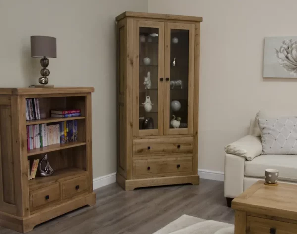 Deluxe Rustic - Glass Display Unit