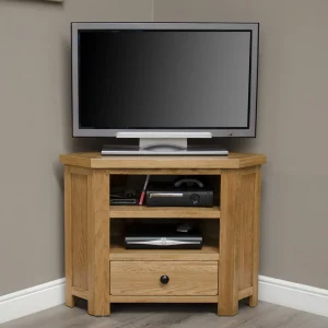 Chase Rustic Oak Corner TV - RUSCORTV