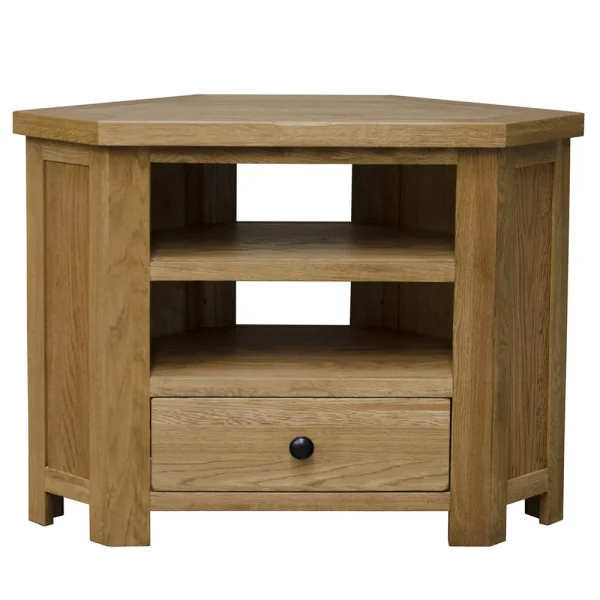 Chase Rustic Oak Corner TV - RUSCORTV - Image 3