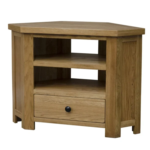 Chase Rustic Oak Corner TV - RUSCORTV - Image 4