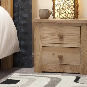 Torino 2 Drawer Narrow Bedside