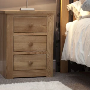 Torino 3 Drawer Narrow Bedside