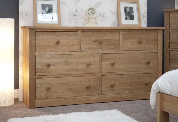 Torino Wide 7 Drawer Multi Chest