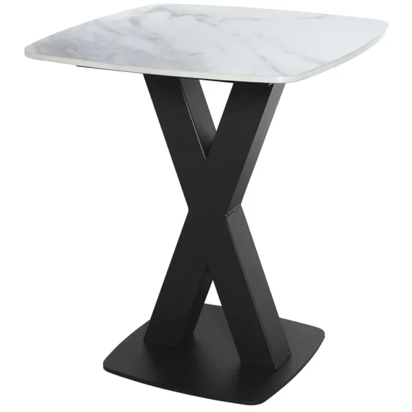 Vermont Lamp Table – In White Stone