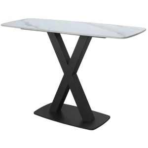 Vermont Console Table – In White Stone