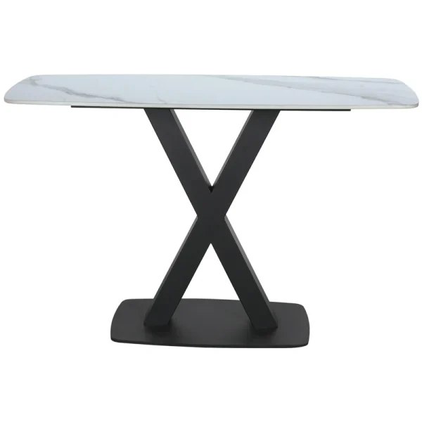 Vermont Console Table – In White Stone - Image 2