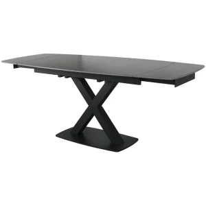 Vermont Medium Extending Dining Table 140-200cm- In Grey Stone