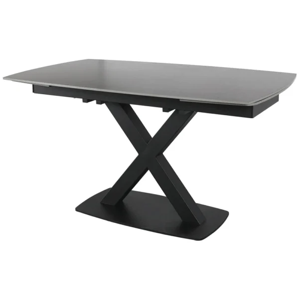 Vermont Medium Extending Dining Table 140-200cm- In Grey Stone - Image 4