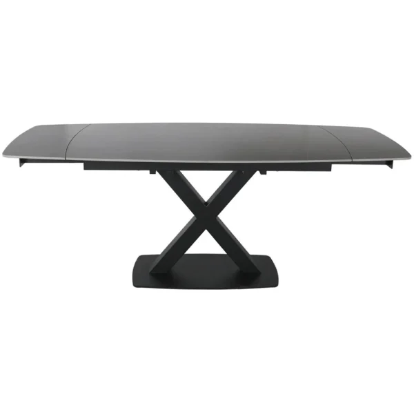 Vermont Medium Extending Dining Table 140-200cm- In Grey Stone - Image 2