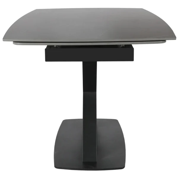 Vermont Medium Extending Dining Table 140-200cm- In Grey Stone - Image 5