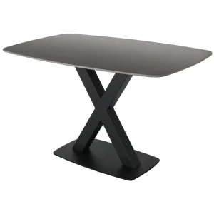 Vermont Small Fixed Dining Table – In Grey Stone