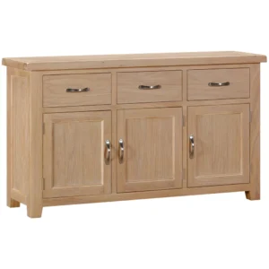 Wiltshire Oak 3 Doors 3 Drawers Sideboard