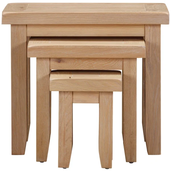 Wiltshire Oak Nest Of Tables - Image 2
