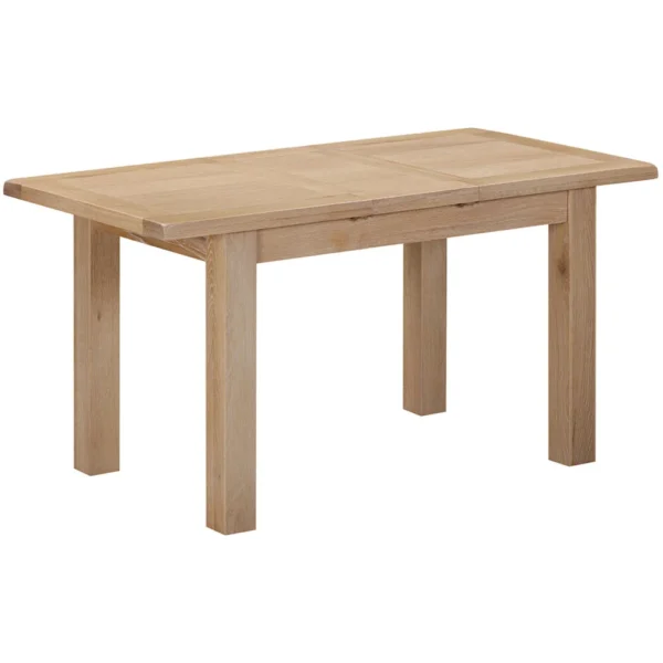 Wiltshire Oak Dining Table With 1 Extension 120-153 X 80